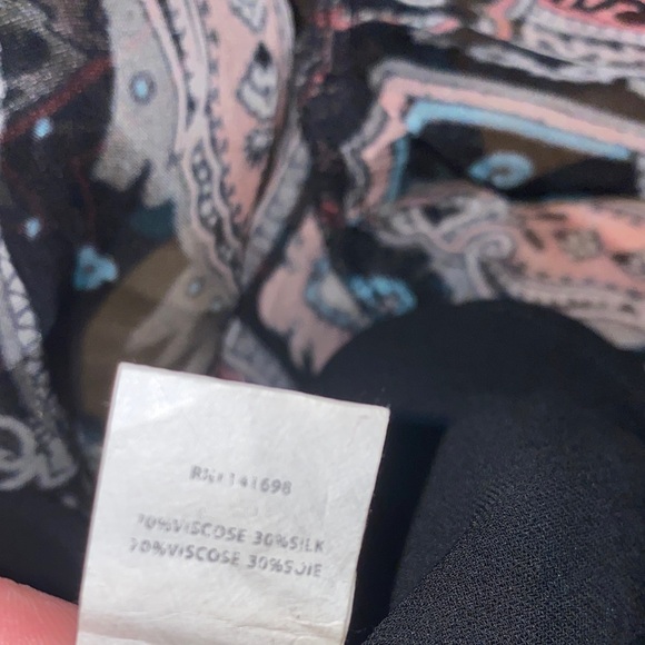 Ramy Brook Paisley Print Silk Blend Maxi Festival Dress Size Small - Picture 10 of 12